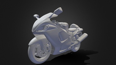 suzuki gsx1300r hayabusa 2015 3d printable model - buy royalty free sim3d simed 9f41dd2 sport bike motorcycle made since 1999 it designed sole intention being fastest production motorbike its day one bikes led gentleman s agreement between manufacturers road would limited around 186mph result become 20th centurythis second generation offer solid parts too format stl polys 1225515 verts 591838 dimensions scale w 182mm h 78mm 98mm pieses file 24 stand 1 please contact me any further information thank you 3d print model - Mito3D
