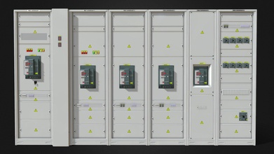switching cabinets server automation - buy royalty free 3d model omg3d storage power switch energy security electrical electricity production equipment infrastructure business panel machine database voltage efficiency factory modular industrial 3d print model - Mito3D
