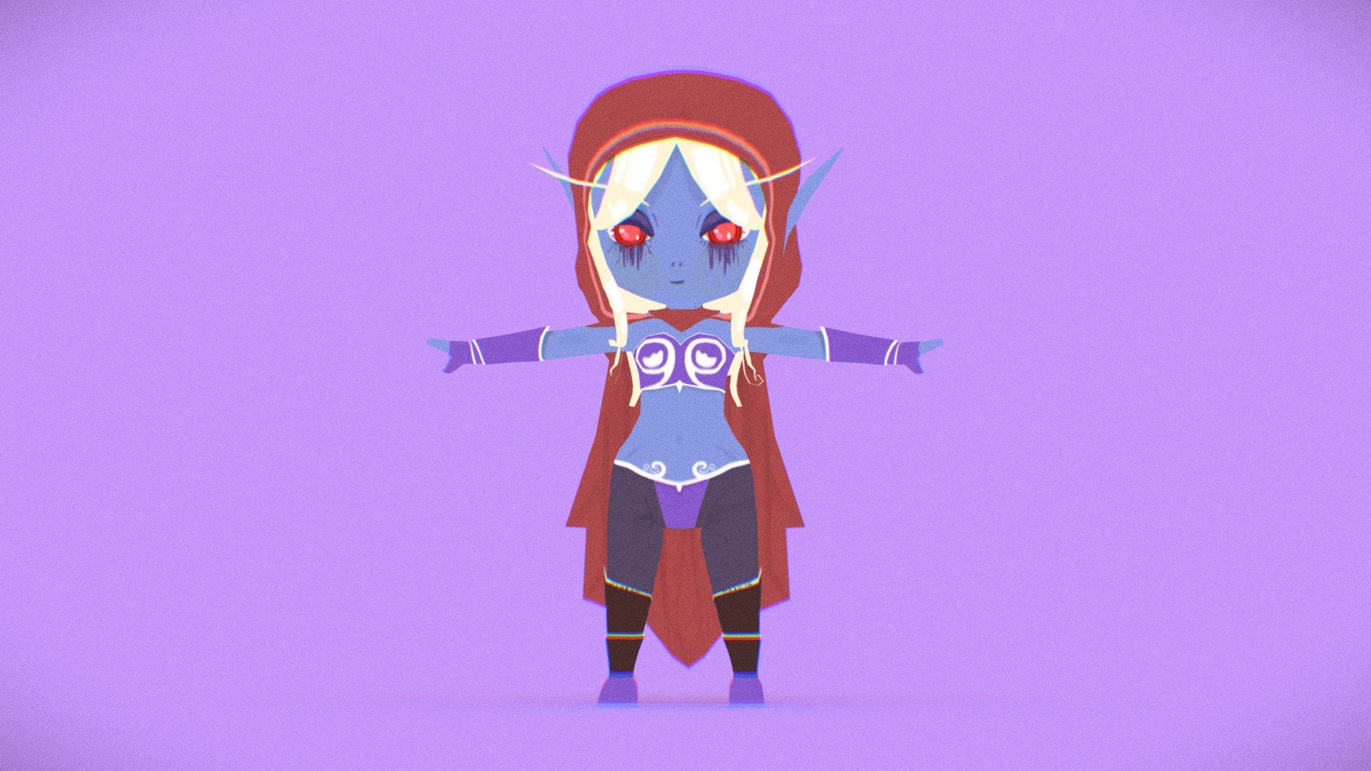 sylvanas windrunner 3d modello bakerst a94fe1d 3D print model - Mito3D