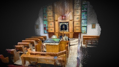 synagogue - lidar scan ipad pro download free 3d model moshe caine mosheca 90772cb 3d print model - Mito3D