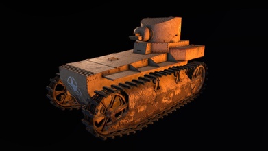 t1 cunningham tank - buy royalty free 3d model twilightfox bb36d91 3d print model - Mito3D