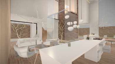 ta proyecto de la casa - interior visualización modelo 3d prefixa c308014 diseño interiores en tonos cálidos 3d print model - Mito3D