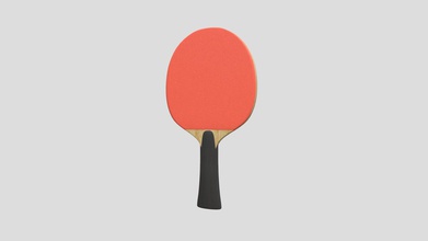 table tennis bat - buy royalty free 3d model edplus ac026d8 subdivision level 1 mirrored textures 1024 x four colors texture grey yellow red black includes uv map materials rubber wood formats stl obj fbx dae x3d origin located handle-center polygons 4044 vertices 2039 hope you enjoy 3d print model - Mito3D