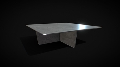 tableau coffee table black limestone - buy royalty free 3d model sr surajrai18sr 3a8a277 3d print model - Mito3D