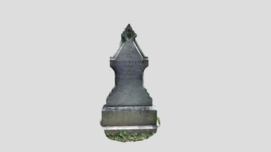 tablet-style grave marker vcu 3d 5596 - model virtual curation lab virtualcurationlab 4021681 3d print model - Mito3D