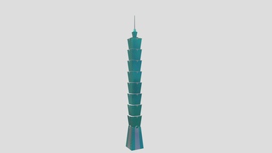 Taipei 101 torre Comprar realeza livre 3d modelo xingyun777 e71a511 3d print model - Mito3D