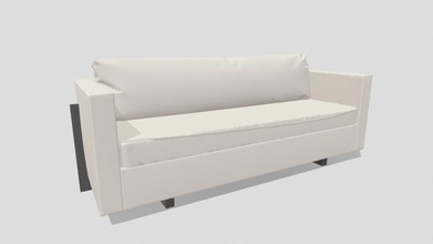 tan modern livingroom sofa wood support - download free 3d model marc sawyer whitewash studio architecture whitewashstudio 32099d3 architectural renderings iclone7 3d print model - Mito3D