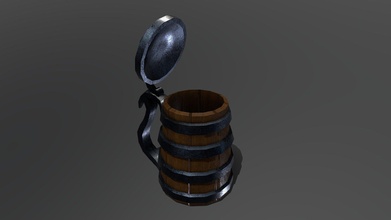 tankard lid - 3d model soulless willthesoulless 8001671 3d print model - Mito3D