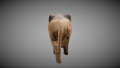 tanzanian elephant wooden statuette - download free 3d model gentz a9c0f97 3d print model - Mito3D
