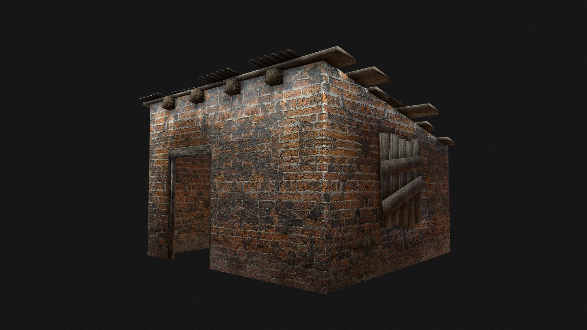 tapera abandonado Construir baixar livre 3d modelo Walterswinney 27dbc56 3D print model - Mito3D