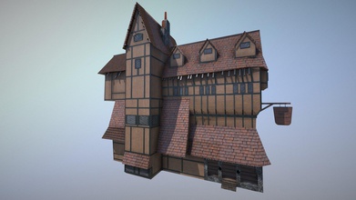 tavern - 3d model rudi holder dafc75d my first blender & substance painter project i&rsquo m quite pleased turned out despite some shadow issues missing geometry school assignment fagskolen kristiania 3d print model - Mito3D