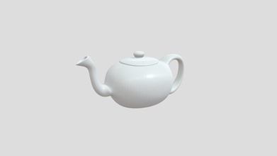 teapot - buy royalty free 3d model edplus 973ba9d subdivision 3 mirrored textures 32 x one colors texture white materials 1 rigged formats stl obj fbx dae 3ds origin located bottom-center polygons 43392 vertices 21698 hope you enjoy 3d print model - Mito3D