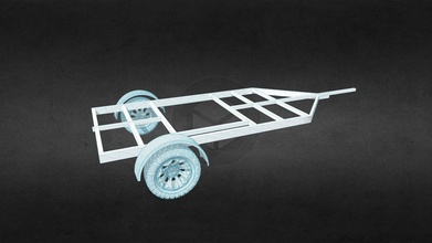 teardrop trailer frame recessed floor option - 3d model cr8zy1van 0c3f2a8 3d print model - Mito3D