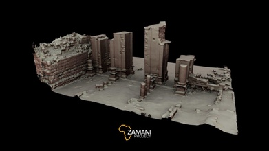 Temenos portão petra Jordânia 3d modelo Zamani projeto zamaniprojeto f5f6b1d 3d print model - Mito3D