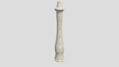 Tempel Palast Säule aus weißem Marmor - download Kostenlose 3d-Modell elliseran modeller kenlong 7c8c580 hoch polierten weißen Marmor-Säule kann beliebig Einstellungen 3d print model - Mito3D