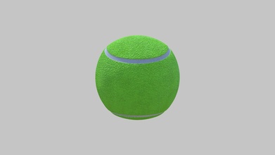 tennis ball - buy royalty free 3d model hq3dmod aivisastics 552f7ca 3d print model - Mito3D