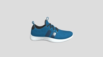 tennis shoe - download free 3d model bluoppvr 1d6ed73 3d print model - Mito3D
