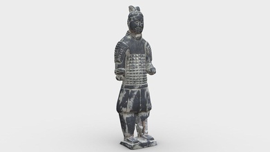 terracotta warrior statue - 3d model frans torres ortiz franstorresortiz be25eea sculptures depicting armies qin shi huang first emperor china form funerary art buried 210 209 bce purpose protecting his afterlife army discovered 29 march 1974 12 farmers digging water well approximately 15 kilometres 093 mi east emperor&rsquo s tomb mound mount li lishan 13 14 region riddled underground springs watercourses centuries occasional reports mentioned pieces figures fragments necropolis roofing tiles bricks chunks masonry 16 discovery prompted chinese archaeologists including zhao kangmin investigate 17 revealing largest pottery figurine group ever found museum complex has since been constructed over area pit being enclosed roofed structure 18 if like you can contacme look forward colaborations 3d print model - Mito3D