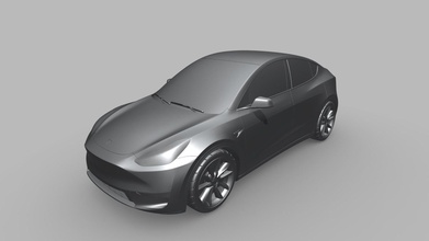 Tesla Modell 3d druckbar Datei stl Kaufen Lizenzgebühren frei sim3d simuliert Drucken heiße Reifen rc Miniatur elektronisch Sportwagen Supersportwagen Eindruck amerikanisch frisiertes Auto drucken 3d print model - Mito3D