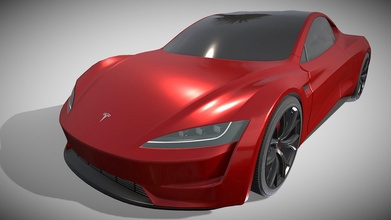 tesla roadster 2020 - buy royalty free 3d model dragosburian 73a13c9 3d print model - Mito3D