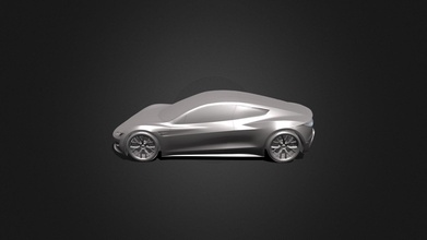 tesla roadster 2020 3d imprimable modèle acheter royalties libre sim3d simé impression imprimante miniature supercar américain rapide cura voiture 3d print model - Mito3D