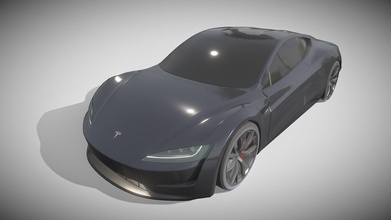 Tesla roadster meia prata Comprar realeza livre 3d modelo Dragosburian 59a32a4 3d print model - Mito3D