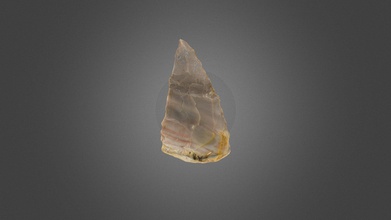 test focus-stacked scaled lithic 20200614 - download free 3d model michaelbennett1 2083de9 275 cm tall close-range photogrammetric 3d print model - Mito3D