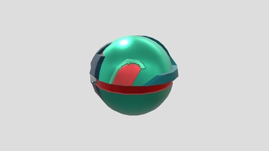 textured wyvern pokeball - download free 3d model theshadowmerchant 0d2c112 version previous 3d print model - Mito3D