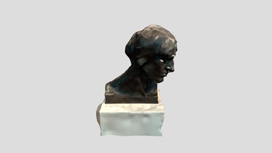 thelma yellin retrato - zeev ben zvi modelo 3d de terra queimada, arrasada 07b8820 estátua do artista israelense 1931 digitalizadas tel aviv museum maio 2020 3d print model - Mito3D