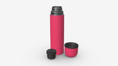 thermos vacuum flask large opened - buy royalty free 3d model hq3dmod aivisastics ea7aa66 3d print model - Mito3D