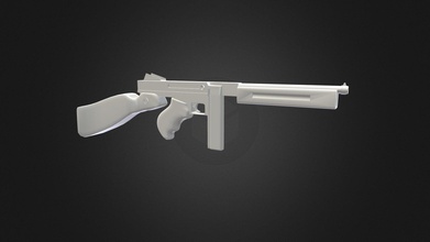Thompson makine tabanca Çalışma süreç 3d model Hristiyan 95492ff 3d print model - Mito3D