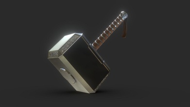 Thor's martello mjolnir 3d modello dquintino 34133cd 3d print model - Mito3D