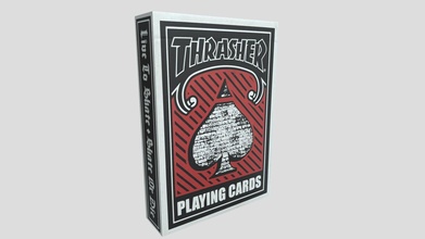 thrasher playing cards - download free 3d model rentless 9660e0c 3d print model - Mito3D