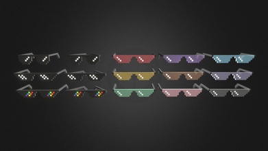 bandido vida oculos escuros pixel voxel vol 1 Comprar realeza livre 3d modelo gel codepixel ea1f9c0 estilo jogos meme moda acessórios verão óptico óculos 3d print model - Mito3D