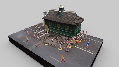 thurloe place cabmen's shelter damaged - download free 3d model artfletch d22a30d 3d print model - Mito3D