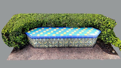 tiled bench day 24 - download free 3d model keith ito keithito 6d9bfb2 3d print model - Mito3D