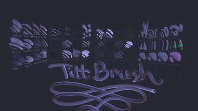 tilt brushes palettes - download free 3d model bex bexfx 16ae9e5 just wanted test each these out then see they look sketchfab google tiltbrush viewer has loads animated effects unfortunatly don&rsquo t all show up same 3d print model - Mito3D