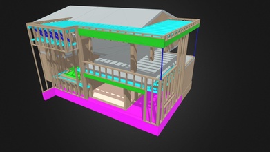 timberframe extension detailed model - download free 3d vlad vlad1988 caa57e9 3d print model - Mito3D