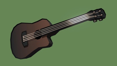 minuscolo acustico chitarra Scarica gratuito 3d modello igor bistritski discodancer adfd231 3d print model - Mito3D