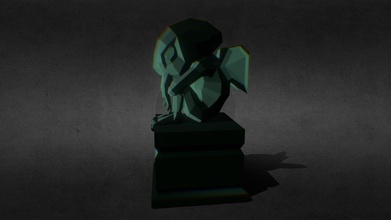 klein cthulhu Statue poly download frei 3d Modell Williamhungerford 0f0d794 3d print model - Mito3D