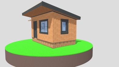 kleines Haus 3x5, 5 Deckung - download Kostenlose 3d-Modell vvladlslavv e78e701 3d print model - Mito3D