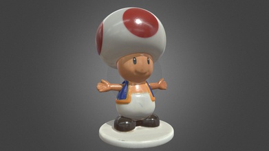 toad supermario bros - buy royalty free 3d model 4visualization 4f4ace5 3d print model - Mito3D