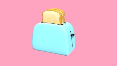 toaster - download free 3d model thelettervi acac408 3d print model - Mito3D