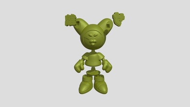 tokiya mascot print - download free 3d model krojak 943b804 3d print model - Mito3D