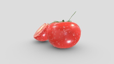 tomato 3d fruits vegetables models - buy royalty free model chandrarati 9a7d980 3d print model - Mito3D