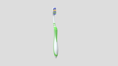toothbrush - buy royalty free 3d model edplus d789f18 subdivision level 2 non-mirrored textures 1024 x multiple light colors texture materials 1 formats stl obj fbx dae origin located handle-center polygons 84123 vertices 37412 hope you enjoy 3d print model - Mito3D