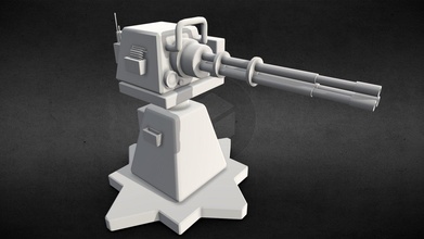 torrent gun - torre tiro wip 3d model robson schumacher robsonschumacher 8694685 3d print model - Mito3D