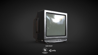 toshiba 1721tb television - game ready buy royalty free 3d model staysideways stagea260rs 35e9b4a textured using pbr workflow included files fbx tv 4096x4096 textures which can downscaled any use case 3d print model - Mito3D