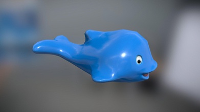 juguete delfin comprar libre derechos autor modelo 3d universo cfd802d toy 3d print model - Mito3D