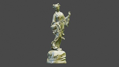 traditional sculpture 4 - buy royalty free 3d model keesung du 1aaae47 3d print model - Mito3D